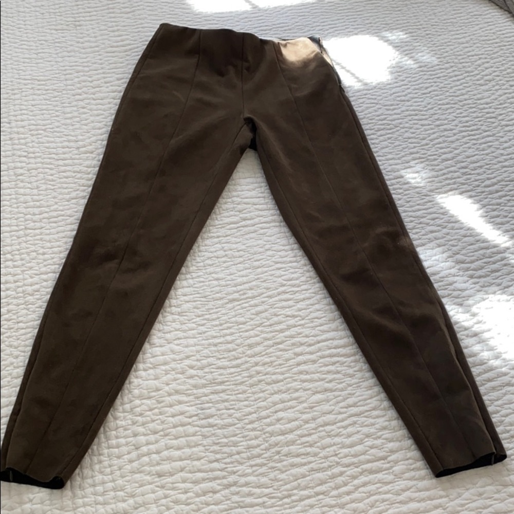 Zara suede leggings